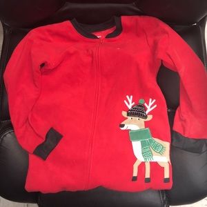 Christmas footsies pajamas